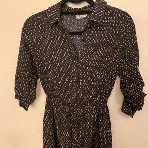 Polka dot work dress